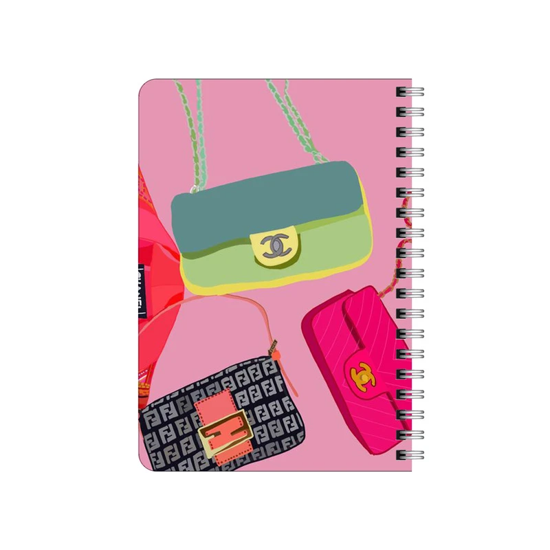 دفترچه یادداشت بامبیلیپ مدل چوبی طرح کیف چنل و گوچی کد 2580229