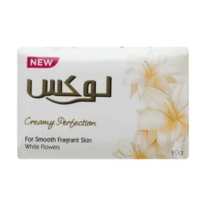 صابون شستشو لوکس مدل گل هاي سفيد	 وزن 90 گرم