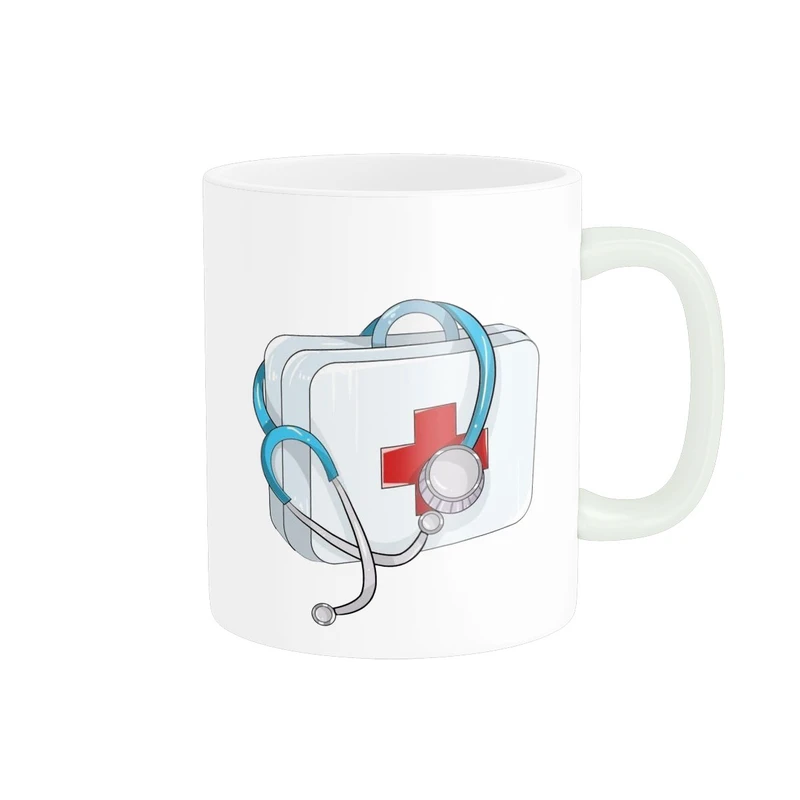 ماگ پاد آفرین مدل تیم پزشکی طرح شغل پرستار و پزشک کد 1808