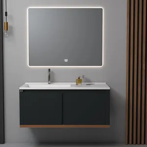 ست کابینت و روشویی آلکا مدل 5010 به همراه آینه بک لایت