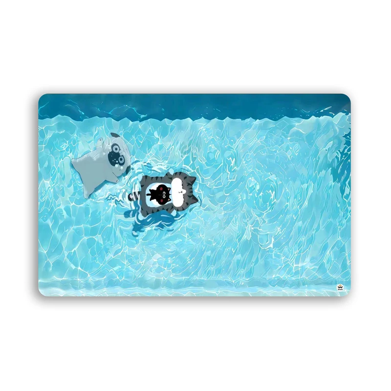 ماوس پد گیمینگ شادیت مدل گربه کد1022 سایز 37*24 سانتی متر