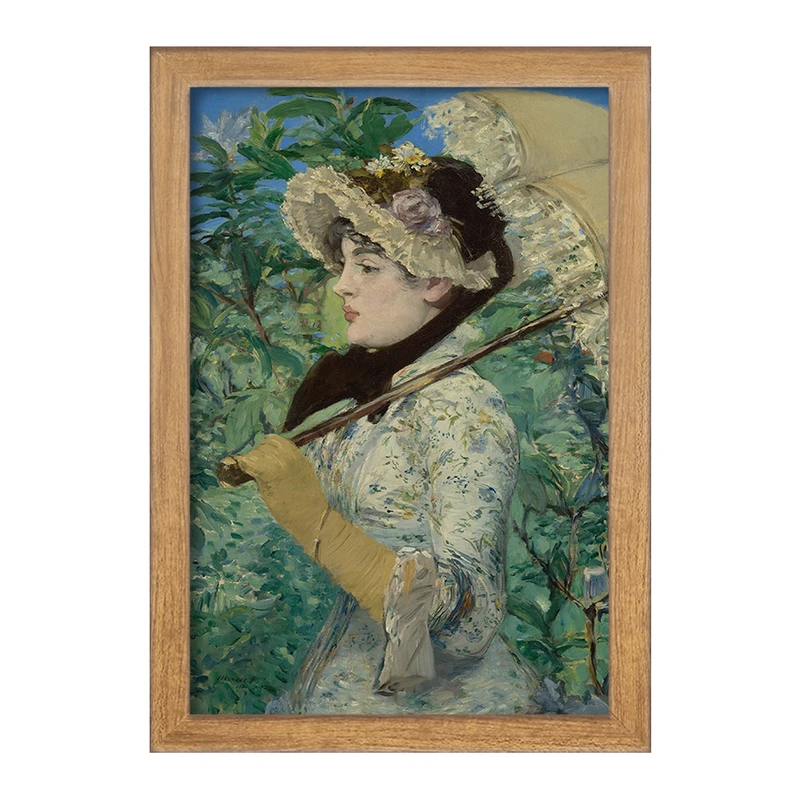 تابلو خندالو مدل نقاشی بهار اثر ادوار مانه کد F12417