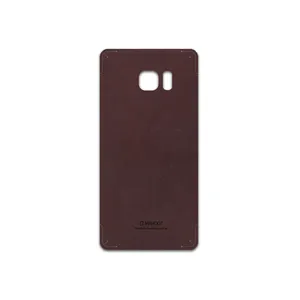MAHOOT Matte-Dark-Brown-Leather Cover Sticker for Samsung Galaxy Note 7