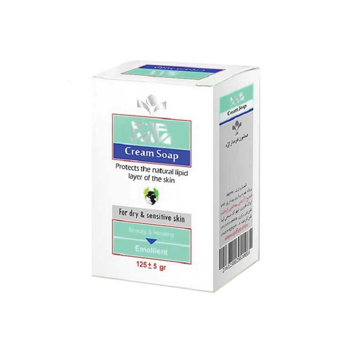 صابون شستشو اژه مدل كرمدار وزن 125 گرم
