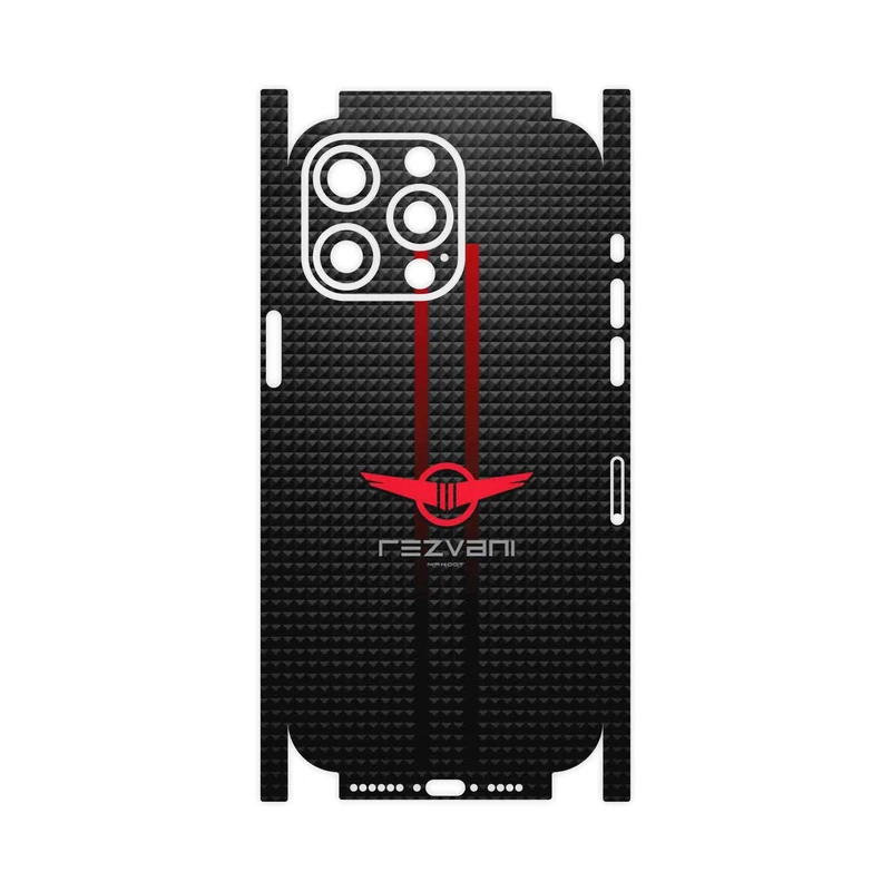 برچسب پوششی ماهوت مدل Rezvani Motors-FullSkin مناسب برای گوشی موبایل اپل iPhone 15 Pro Max
