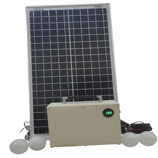 سیستم روشنایی و پاوربانک خورشیدی مدل CSES-30W ظرفیت 135 وات ساعت