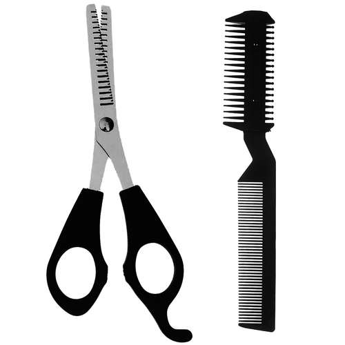 قیچی پیتاژ کد FT58 به همراه شانه پیتاژ مو