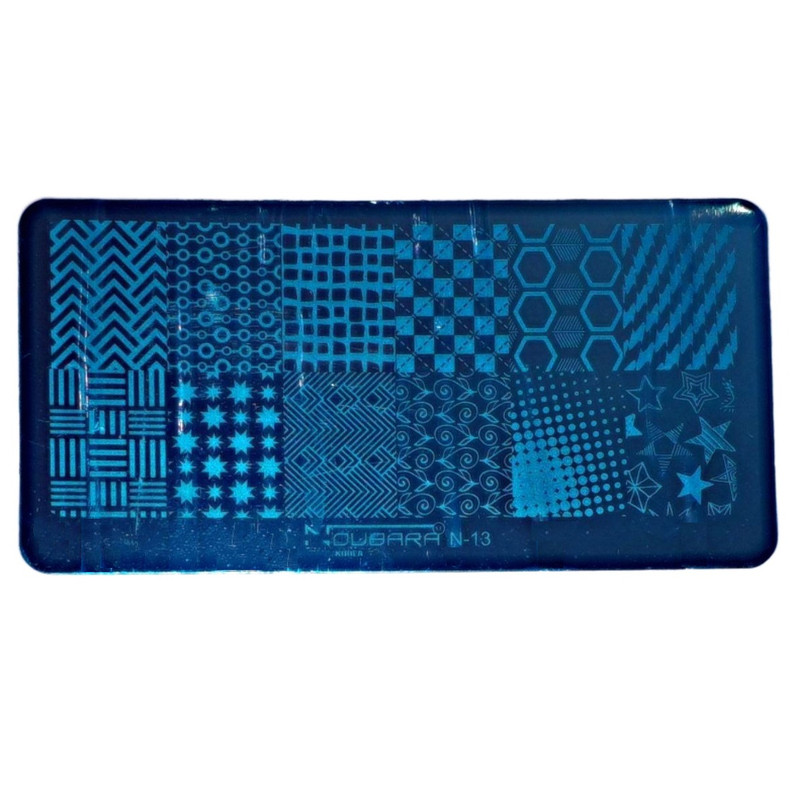 شابلون طراحی ناخن نوباراکس مدل N-13