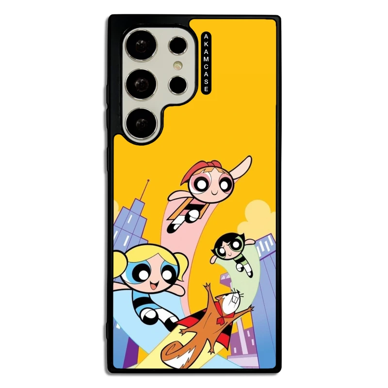 کاور آکام مدل AMCWSGS23U-POWER PUFF GIRLS7  مناسب برای گوشی موبایل سامسونگ Galaxy S23 Ultra