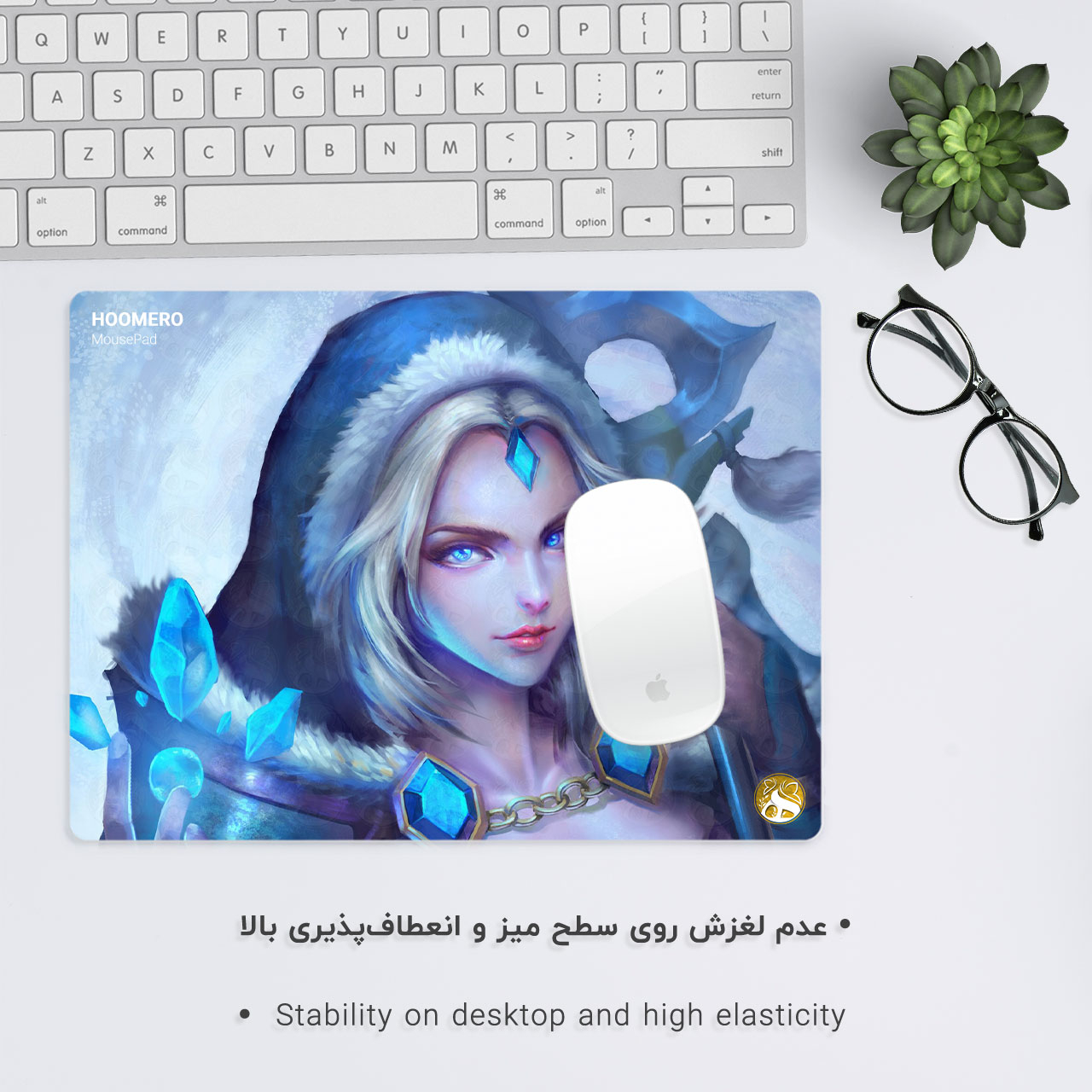 ماوس پد هومرو طرح بازی Dota 2 مدل A1869