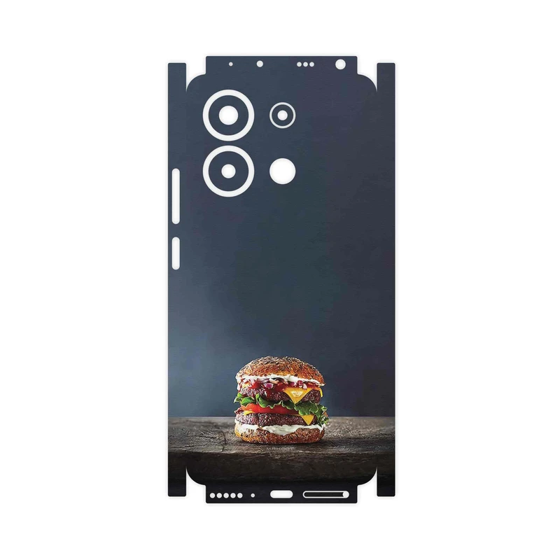 برچسب پوششی ماهوت مدل Hamburger-FullSkin مناسب برای گوشی موبایل شیائومی Redmi Note 13 4G