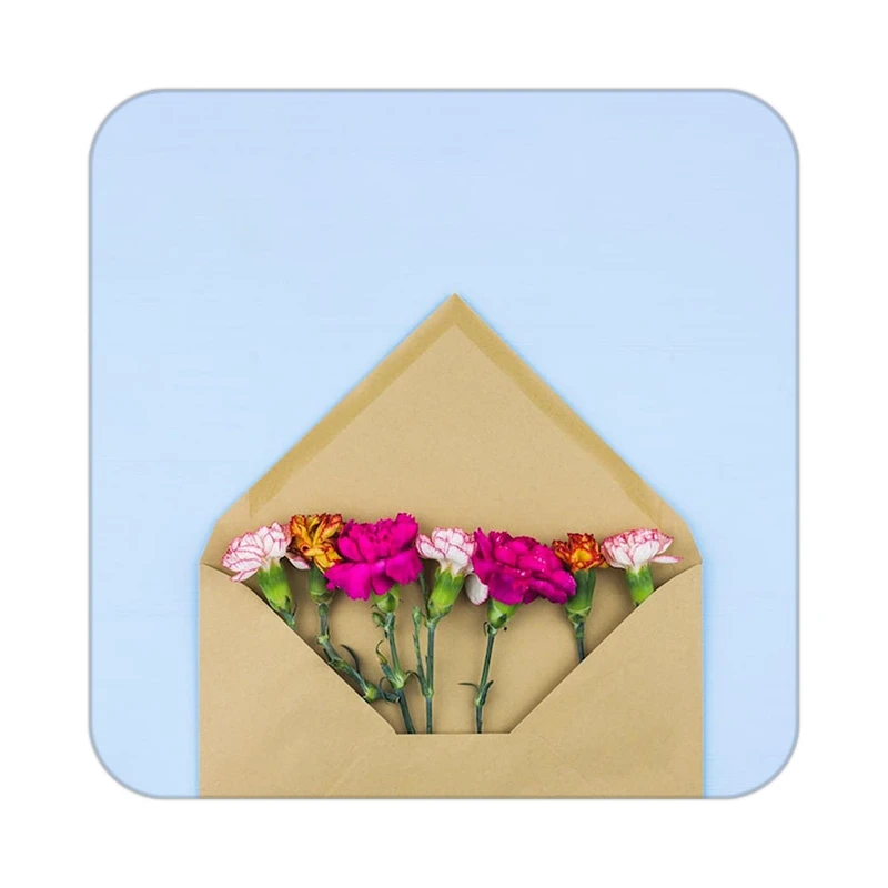 زیر لیوانی کاکتی طرح گل مدل mp16640