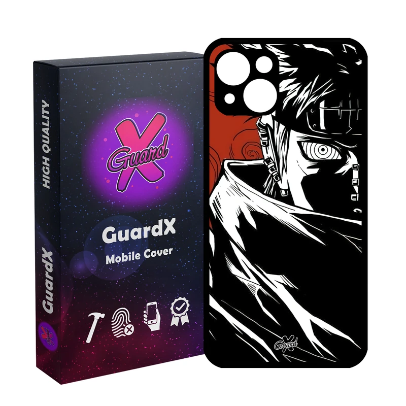 کاور گارد ایکس طرح Pain Anime مدل Glass10551 مناسب برای گوشی موبایل اپل iPhone 13