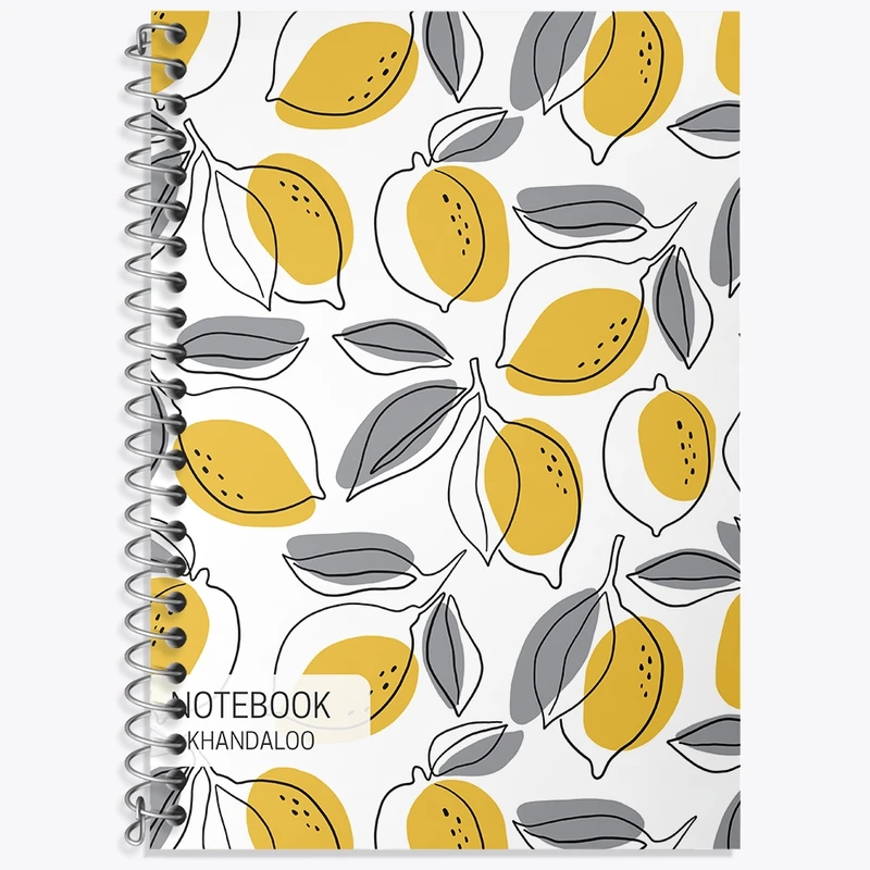 دفتر زبان 50 برگ خندالو مدل سه خط طرح لیمو کد N532