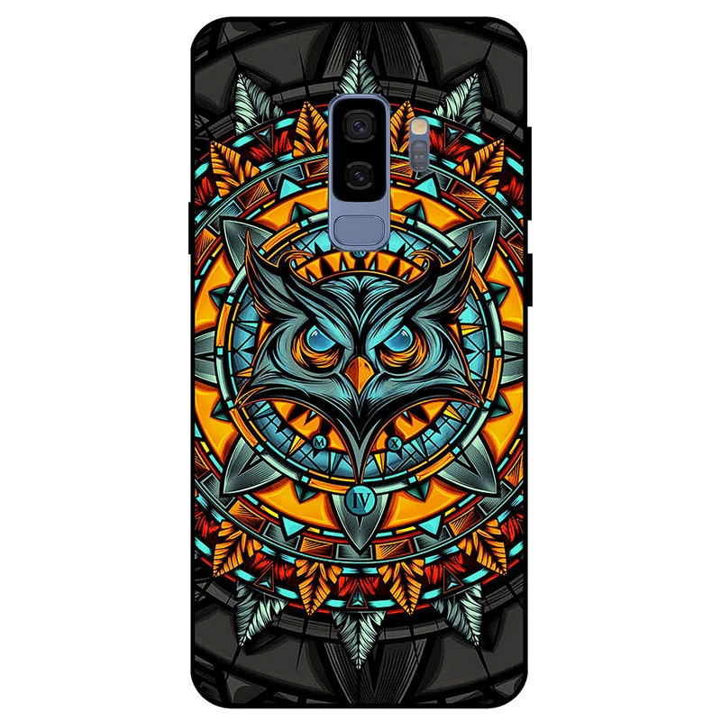 کاور مگافون طرح جغد مدل 1903 مناسب برای گوشی موبایل سامسونگ Galaxy S9 Plus         