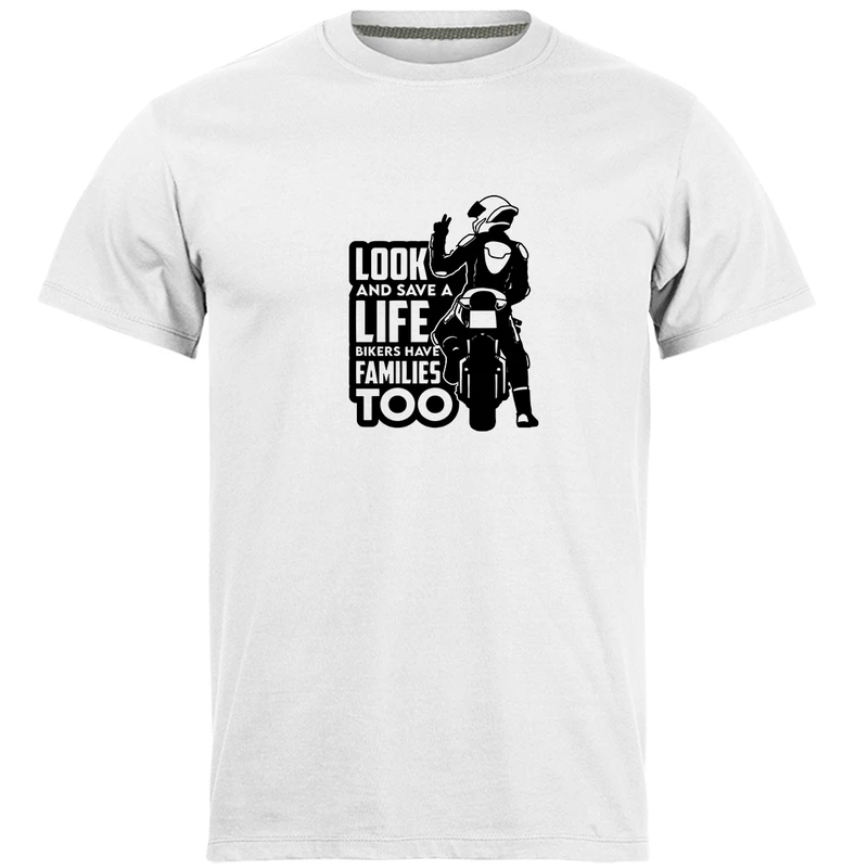 تی‌شرت آستین کوتاه مردانه مدل Look And Save A Life 221