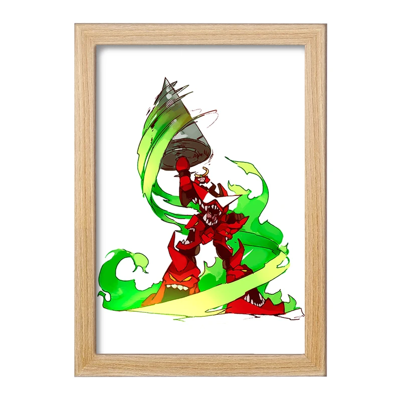 تابلو خندالو مدل انیمه گورن لاگان کد 32305