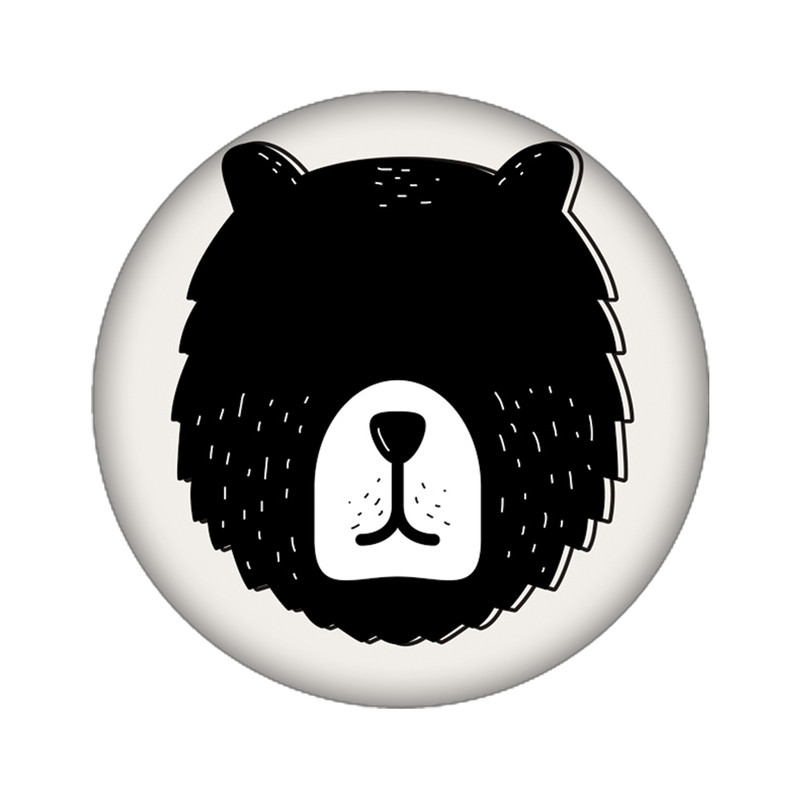 استیکر تزئینی موبایل مدل خرس کد 3417