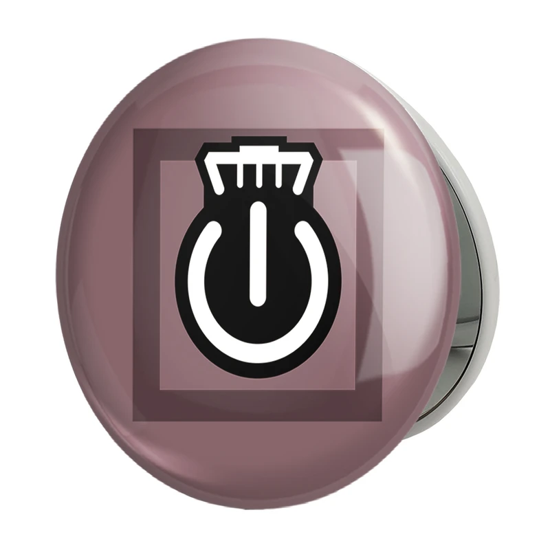 آینه جیبی خندالو طرح thatcher بازی رینبو سیکس سیج  مدل تاشو کد 30373