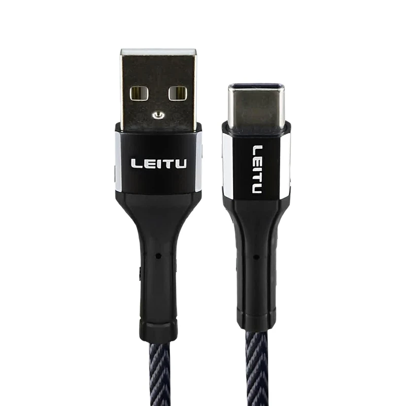 کابل تبدیل USB به USB-C لیتو مدل LD9 طول 1 متر
