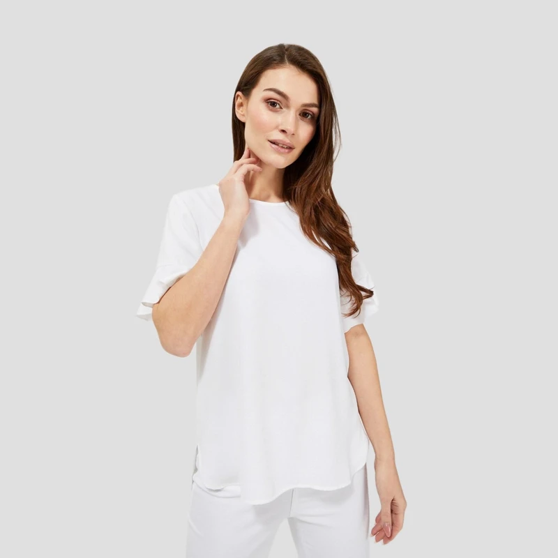 بلوز آستین کوتاه یقه گرد زنانه تالی وایل مدل WYWBL3431