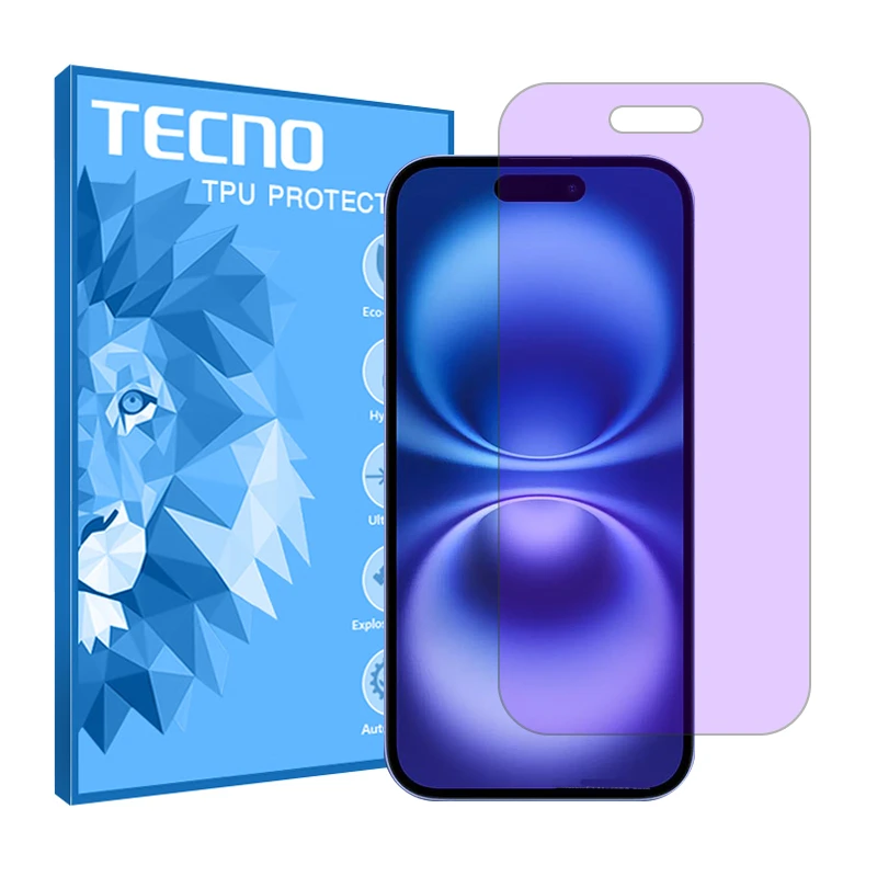 محافظ صفحه نمایش ضد اشعه بنفش تکنو مدل Resistant مناسب برای گوشی موبایل اپل iPhone 16 