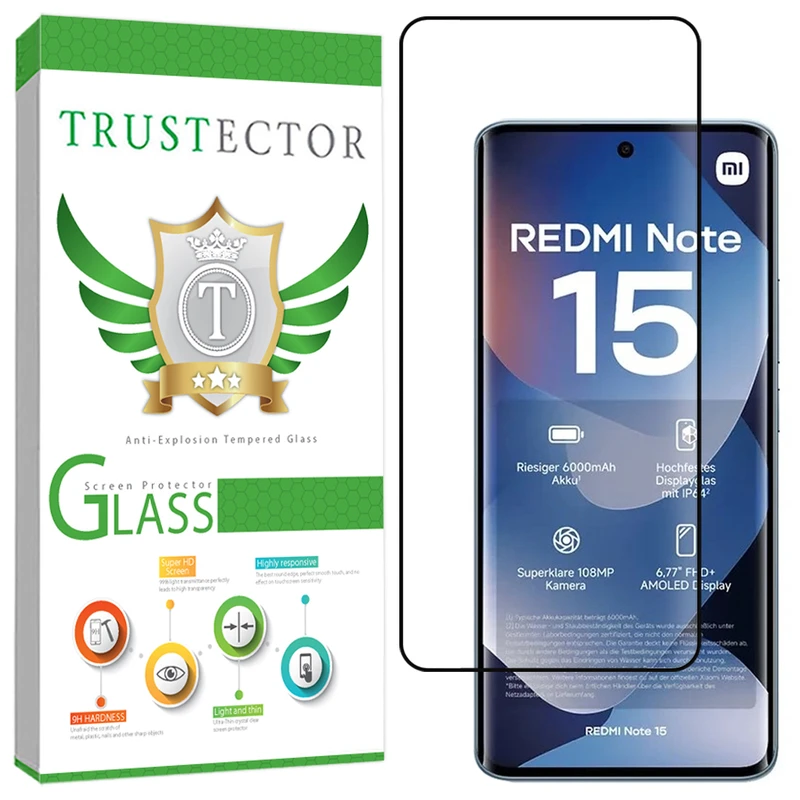 محافظ صفحه نمایش تراستکتور مدل FUET30 مناسب برای گوشی موبایل شیائومی Redmi Note 15 5G