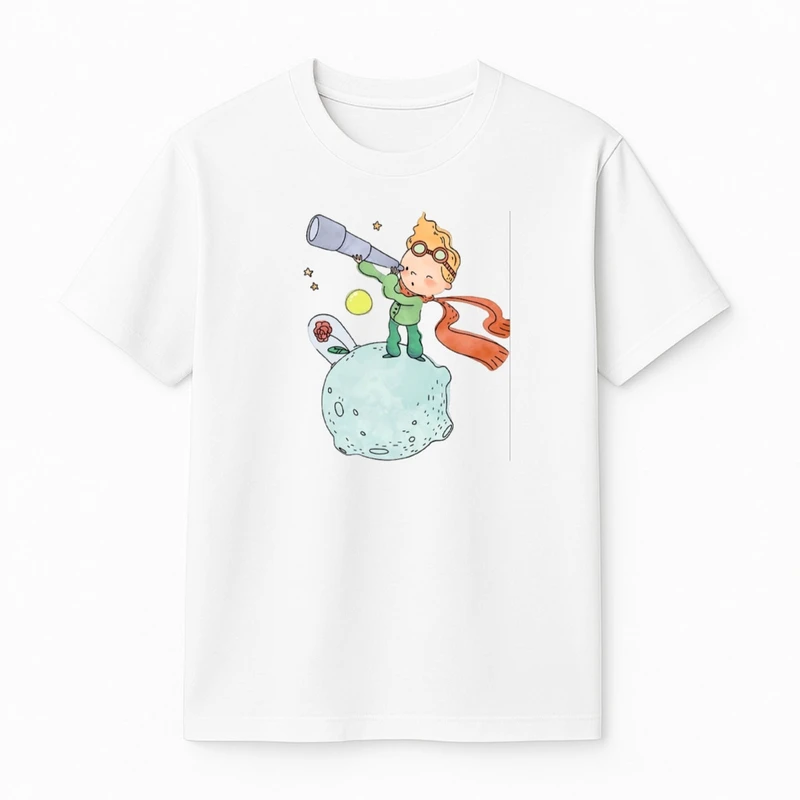 تی‌شرت آستین کوتاه پسرانه مدل شازده کوچولو 