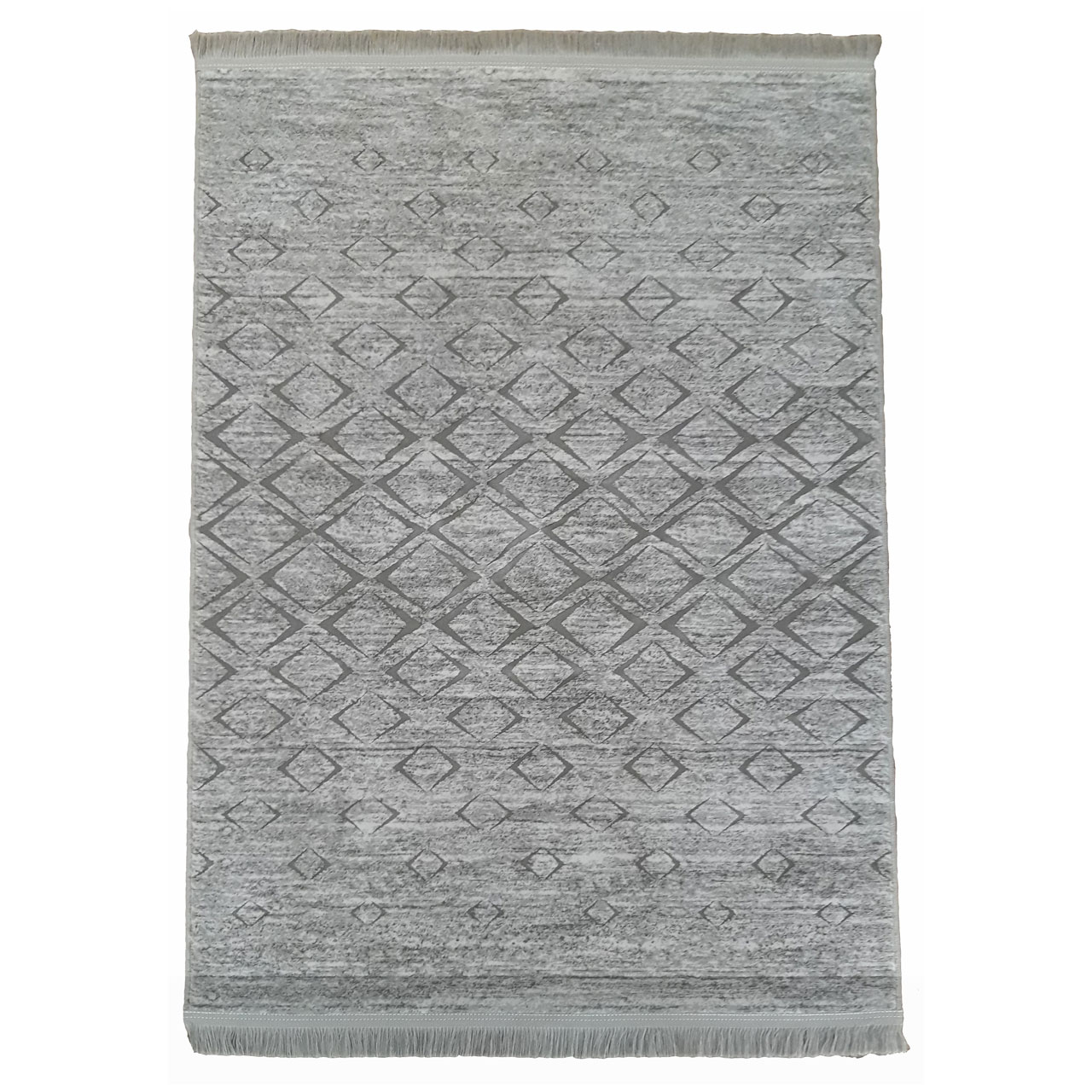 فرش  ماشینی رادین طرح برزیل کد 30 زمینه طوسی