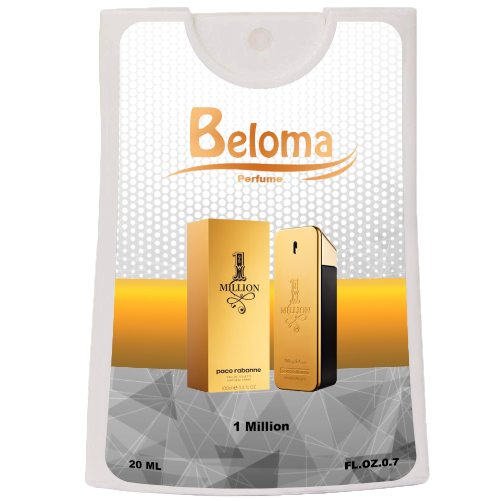 عطر جیبی مردانه بلوما مدل وان میلیون حجم 20 میلی لیتر