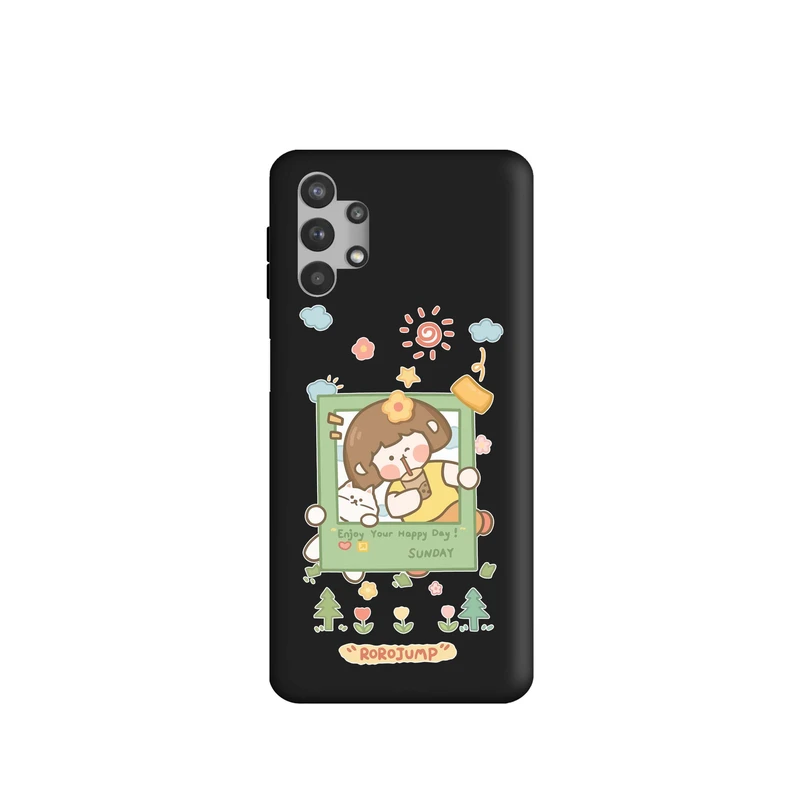 کاور طرح دخترانه فانتزی کد m748 مناسب برای گوشی موبایل سامسونگ Galaxy A32 5G / M32 5G / A13 4G