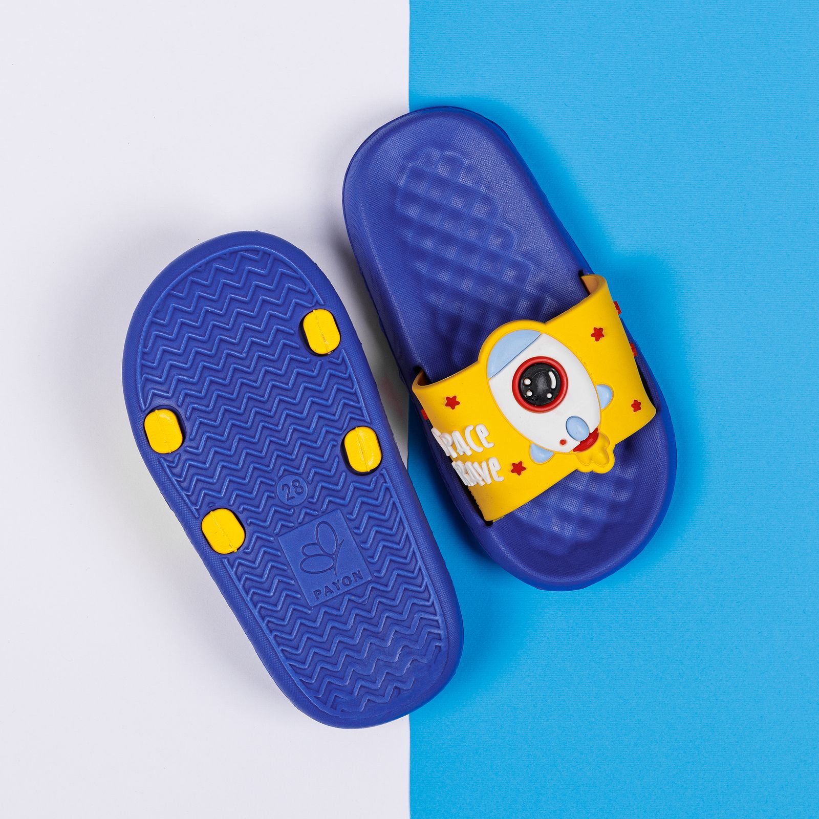 دمپایی پسرانه پایون مدل سفر فضایی کد DBL.3511 - - 4