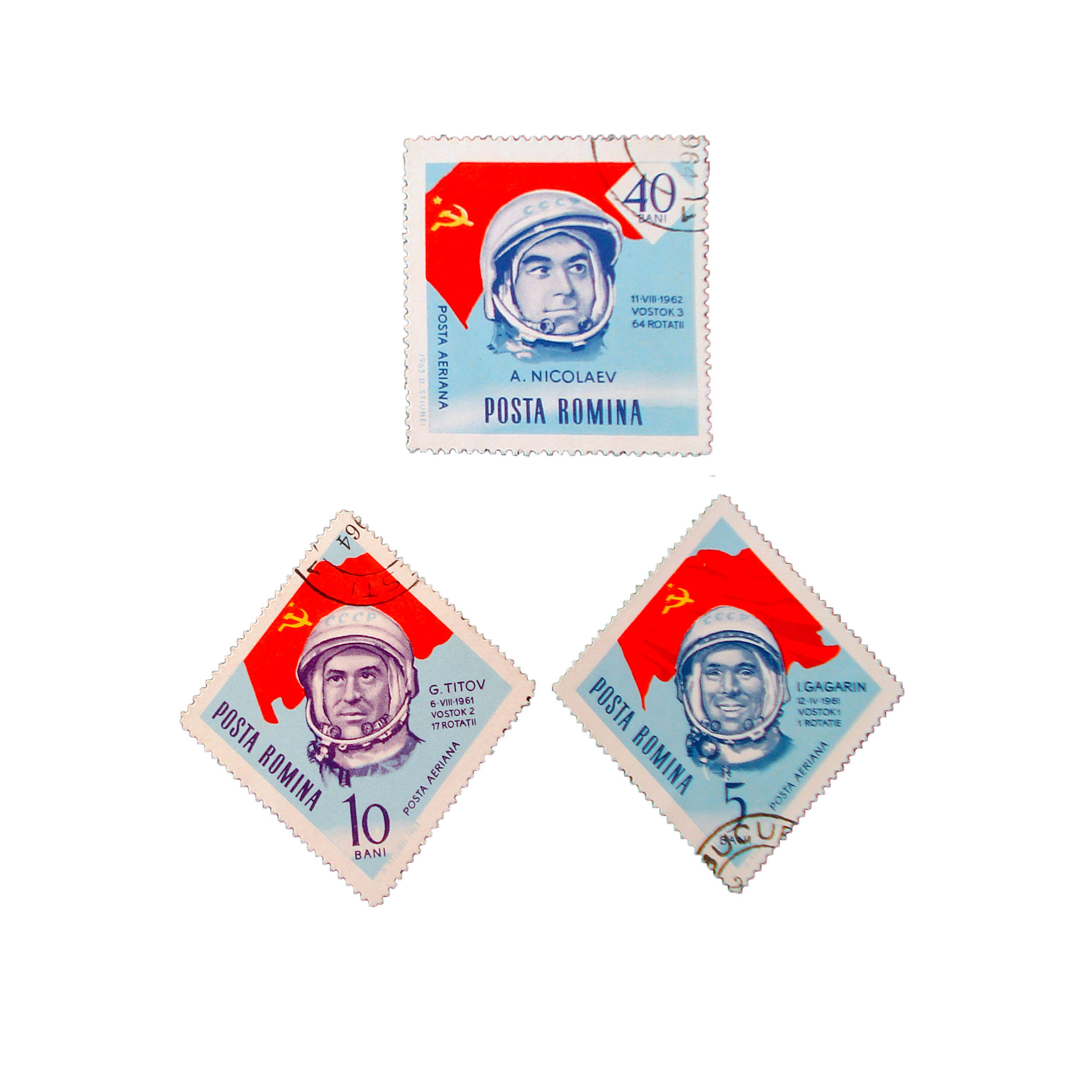 تمبر یادگاری طرح فضا کد faza-769 مجموعه 3 عددی