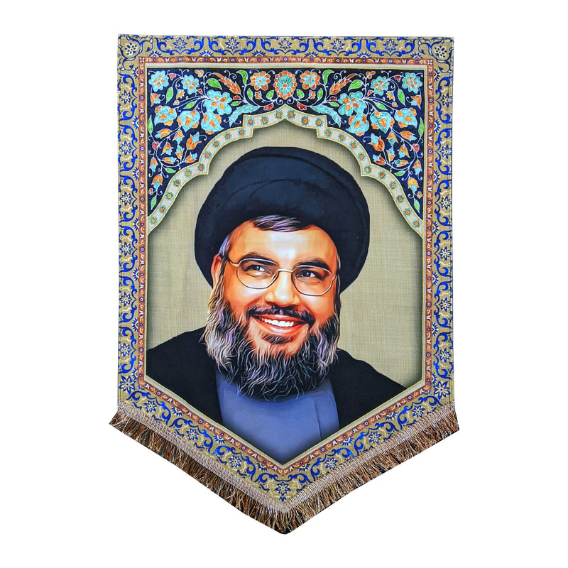 پرچم مدل مذهبی طرح حزب الله لبنان شیخ حسن نصرالله 0129