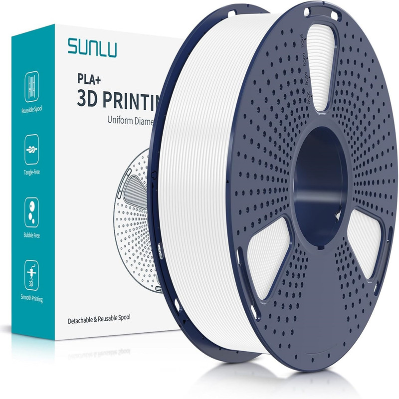 فیلامنت پرینتر سه بعدی +PLA مدل sunlu قطر 1.75 میلی متر وزن 1 کیلوگرم