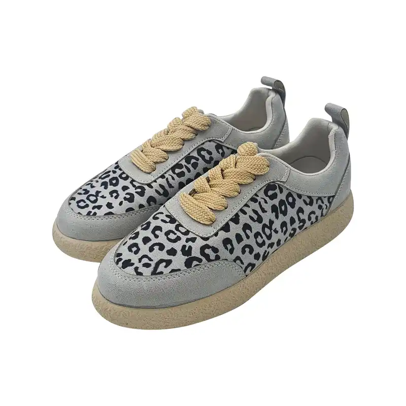 کفش روزمره زنانه سیی مدل پلنگی کد 2110