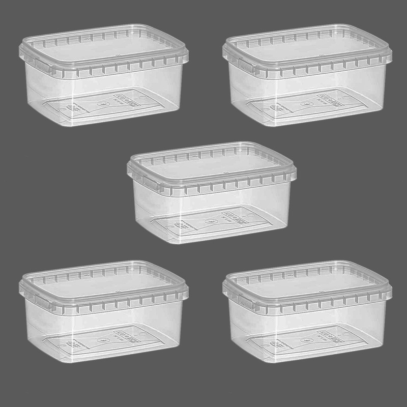 ظرف نگهدارنده مدل Teb Plastic بسته 5 عددی