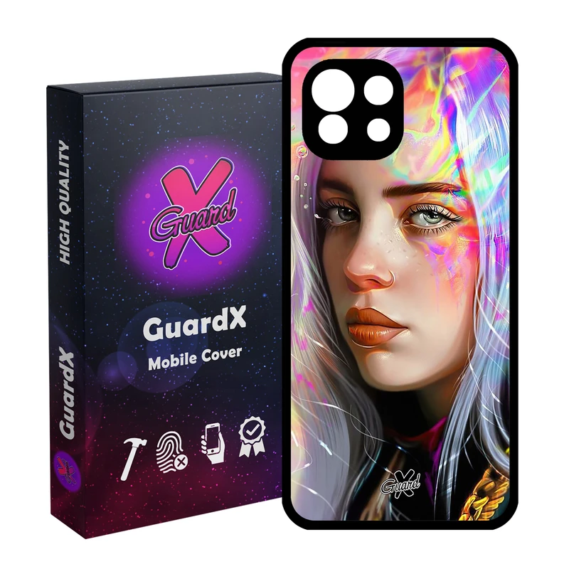 کاور گارد ایکس طرح Billie Eilish مدل Glass10141 مناسب برای گوشی موبایل شیائومی Mi 11 Lite