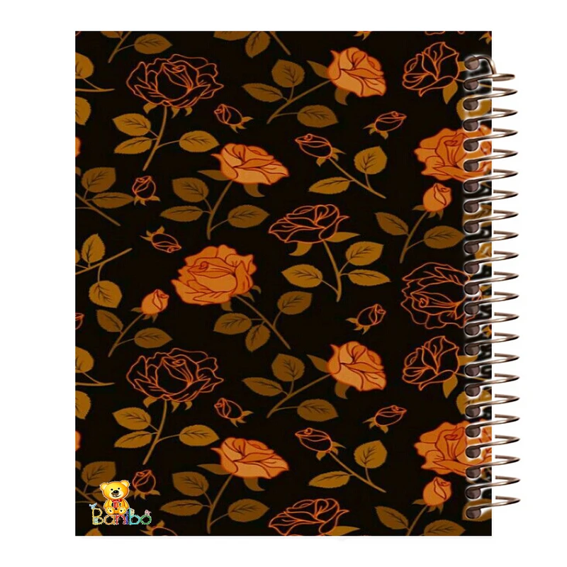 دفتر نقاشی 50 برگ بانیبو مدل گل کد 493