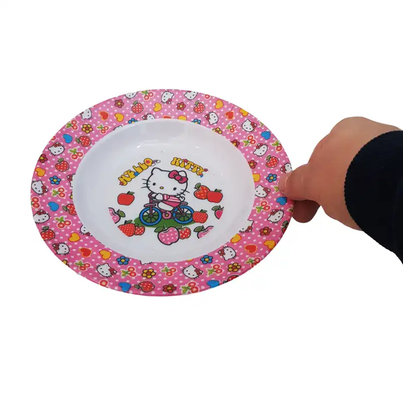 بشقاب کودک مدل HELLO KITTY_11