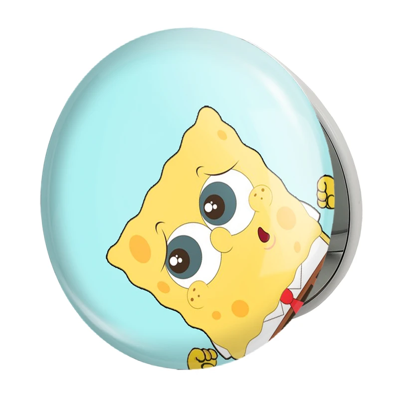 آینه جیبی خندالو طرح باب اسفنجی مدل تاشو کد 1343 