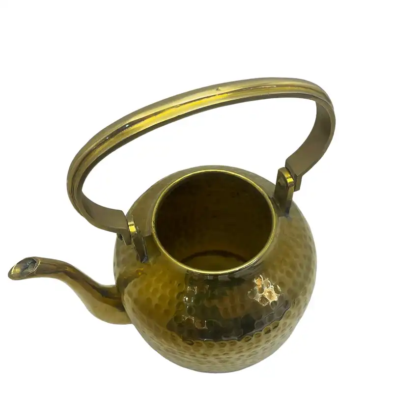 قوری برنجی مدل چکشی