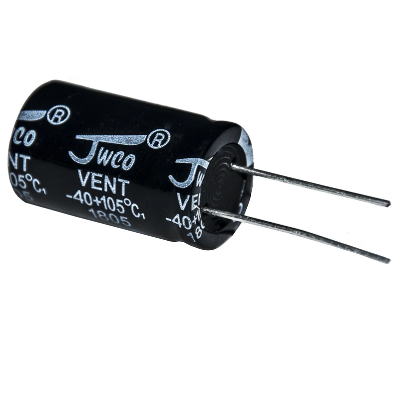 خازن الکترولیت 1000 میکروفاراد جی دبلیو کو مدل 35V بسته 48 عددی