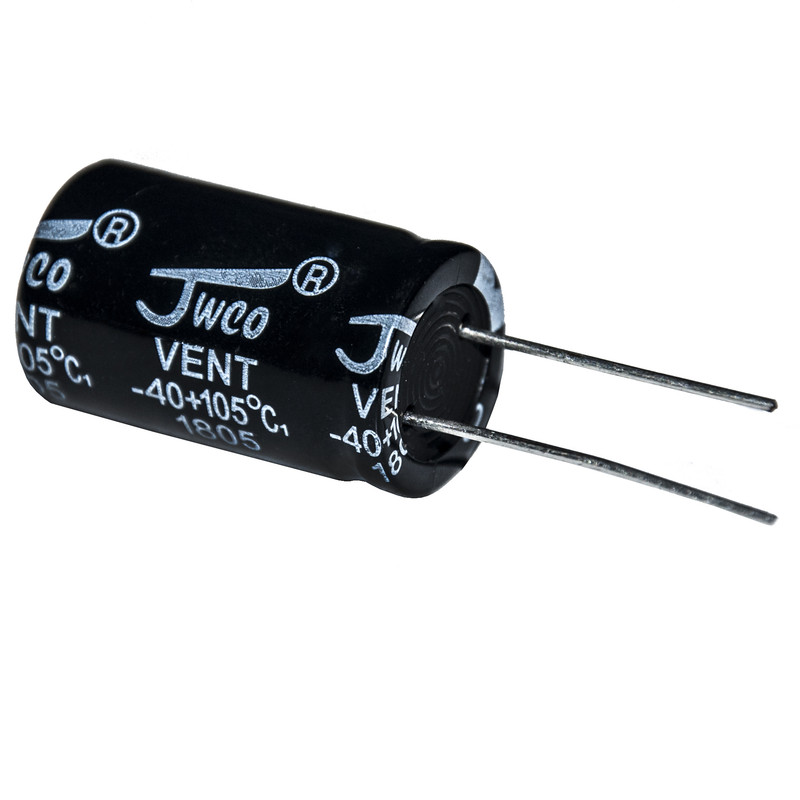 خازن الکترولیت 100 میکرو فاراد جی دبلیو کو مدل 50V بسته 48 عددی خازن الکترولیت 100 میکرو فاراد جی دبلیو کو مدل 50V بسته 48 عددی