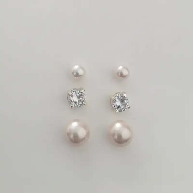 گوشواره زنانه اکسسورایز مدل GA383 مجموعه 3 عددی