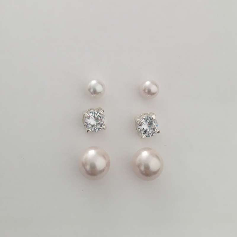 گوشواره زنانه اکسسورایز مدل GA383 مجموعه 3 عددی گوشواره زنانه اکسسورایز مدل GA383 مجموعه 3 عددی