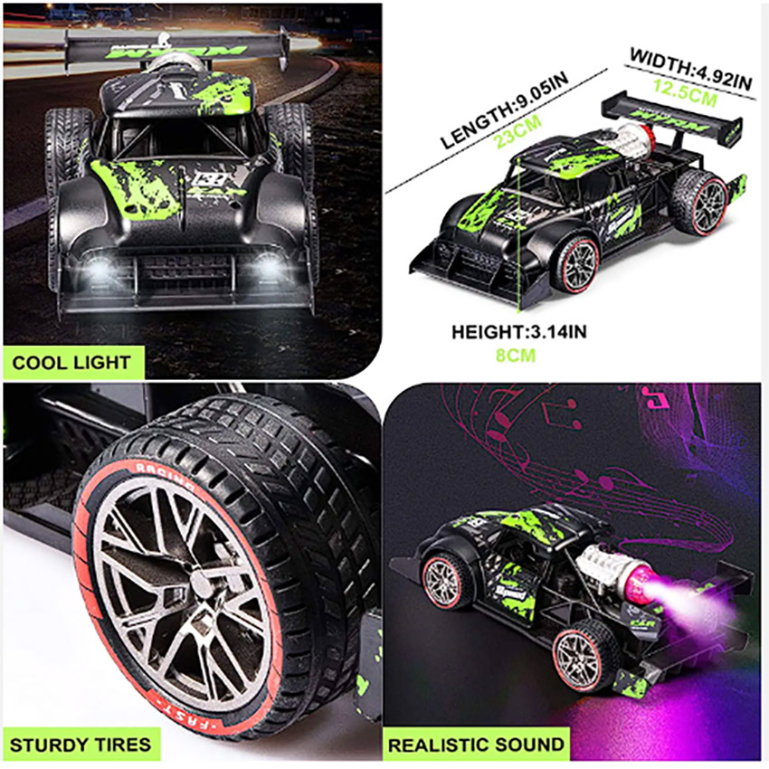 ماشین بازی کنترلی مدل مسابقه ای فلزی طرح دودزا دسته خلبانی کد 528