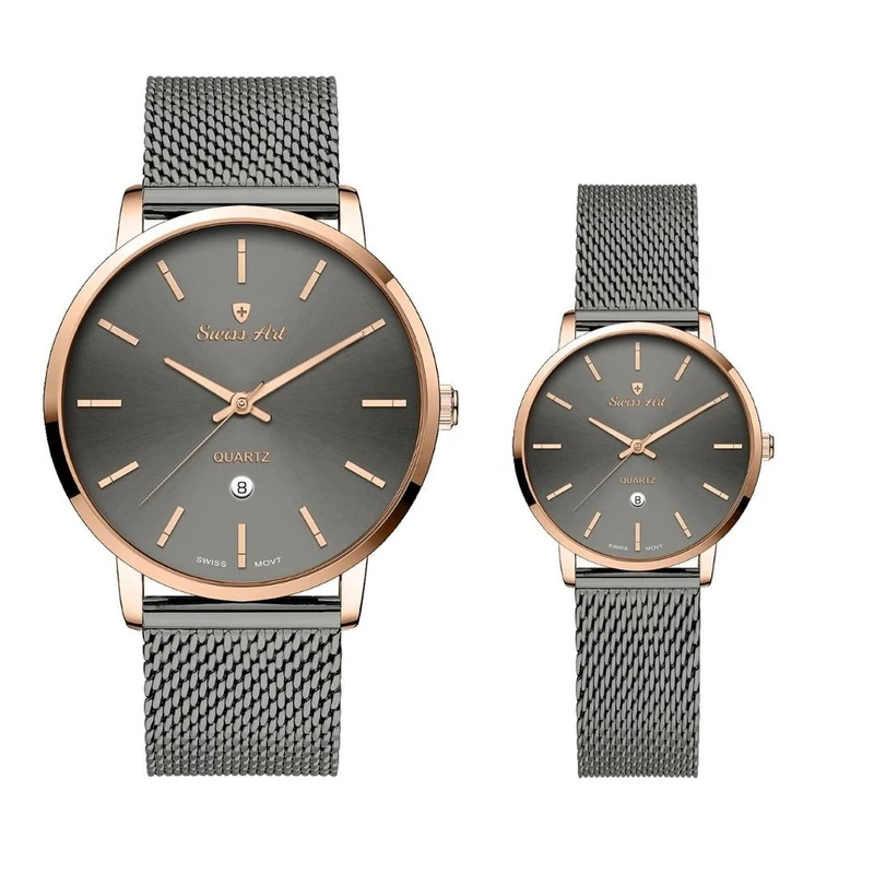 ست ساعت مچی عقربه‌ای زنانه و مردانه سوئیس آرت مدل 620060/61-04