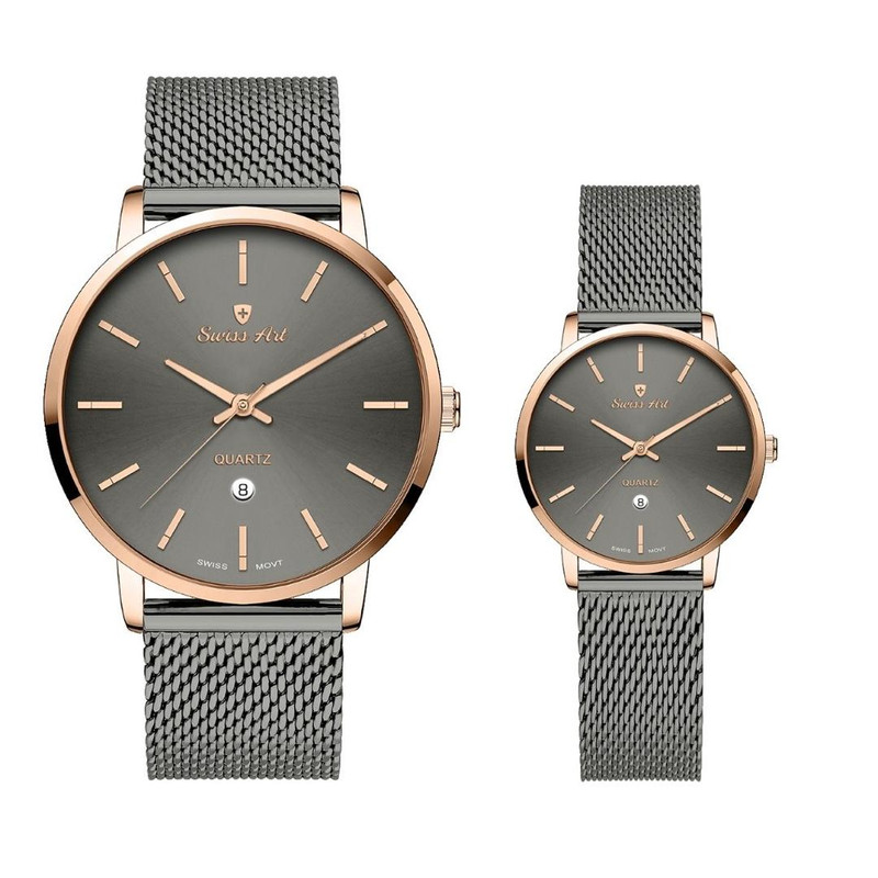 ست ساعت مچی عقربه‌ای زنانه و مردانه سوئیس آرت مدل 620060/61-04