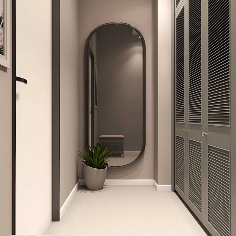 عکس شماره 5 : آینه مدل قدی چوبی طرح سرو کد w-150